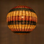 GLOBOSTAR® CABALLEROS 02063 Boho Κρεμαστό Φωτιστικό Οροφής με Ντουί 1 x E27 AC 220-240V IP20 - Πολύχρωμο - Μ70 x Π70 x Υ70cm - Image 3