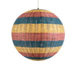 GLOBOSTAR® CABALLEROS 02063 Boho Κρεμαστό Φωτιστικό Οροφής με Ντουί 1 x E27 AC 220-240V IP20 - Πολύχρωμο - Μ70 x Π70 x Υ70cm - Image 5