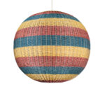 GLOBOSTAR® CABALLEROS 02064 Boho Κρεμαστό Φωτιστικό Οροφής με Ντουί 1 x E27 AC 220-240V IP20 - Πολύχρωμο - Μ100 x Π100 x Υ100cm - Image 2