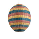GLOBOSTAR® CABALLEROS 02066 Boho Κρεμαστό Φωτιστικό Οροφής με Ντουί 1 x E27 AC 220-240V IP20 - Πολύχρωμο - Μ70 x Π70 x Υ80cm - Image 2