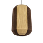 GLOBOSTAR® SALERNO 02076 Boho Κρεμαστό Φωτιστικό Οροφής με Ντουί 1 x E27 AC 220-240V IP20 - Μπεζ & Καφέ - Μ50 x Π50 x Υ80cm - Image 2