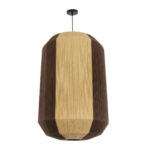 GLOBOSTAR® SALERNO 02076 Boho Κρεμαστό Φωτιστικό Οροφής με Ντουί 1 x E27 AC 220-240V IP20 - Μπεζ & Καφέ - Μ50 x Π50 x Υ80cm - Image 4