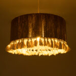 GLOBOSTAR® PUERTORICO 02094 Boho Κρεμαστό Φωτιστικό Οροφής με Ντουί 1 x E27 AC 220-240V IP20 - Μπεζ & Λευκό - Μ50 x Π50 x Υ27cm - Image 3