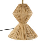 GLOBOSTAR® LUANA 02107 Boho Επιτραπέζιο Φωτιστικό Πορτατίφ με Ντουί 1 x E27 AC 220-240V IP20 - Μπεζ - Μ40 x Π40 x Υ50cm - Image 6