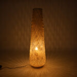 GLOBOSTAR® MAMIZU 02109 Boho Επιδαπέδιο Φωτιστικό με Ντουί 1 x E27 AC 220-240V IP20 - Μπεζ - Μ28 x Π28 x Υ93cm - Image 3