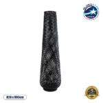 GLOBOSTAR® MAMIZU 02110 Boho Επιδαπέδιο Φωτιστικό με Ντουί 1 x E27 AC 220-240V IP20 - Μαύρο - Μ28 x Π28 x Υ93cm