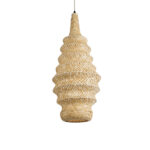 GLOBOSTAR® MAUI 02114 Boho Κρεμαστό Φωτιστικό Οροφής με Ντουί 1 x E27 AC 220-240V IP20 - Μπεζ - Μ30 x Π30 x Y77cm - Image 2