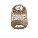 GLOBOSTAR® ECUADOR 02117 Boho Κρεμαστό Φωτιστικό Οροφής με Ντουί 1 x E27 AC 220-240V IP20 - Μπεζ - Μ28 x Π28 x Υ40cm - Image 6