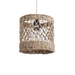 GLOBOSTAR® ECUADOR 02120 Boho Κρεμαστό Φωτιστικό Οροφής με Ντουί 1 x E27 AC 220-240V IP20 - Μπεζ - Μ20 x Π20 x Υ20cm - Image 2