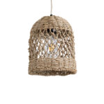 GLOBOSTAR® ECUADOR 02121 Boho Κρεμαστό Φωτιστικό Οροφής με Ντουί 1 x E27 AC 220-240V IP20 - Μπεζ - Μ20 x Π20 x Υ25cm - Image 2