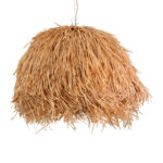 GLOBOSTAR® GUADELOUPE 02155 Boho Κρεμαστό Φωτιστικό Οροφής με Ντουί 1 x E27 AC 220-240V IP20 - Καφέ - Μ80 x Π80 x Υ60cm - Image 5