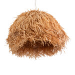 GLOBOSTAR® GUADELOUPE 02155 Boho Κρεμαστό Φωτιστικό Οροφής με Ντουί 1 x E27 AC 220-240V IP20 - Καφέ - Μ80 x Π80 x Υ60cm - Image 6