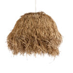 GLOBOSTAR® GUADELOUPE 02158 Boho Κρεμαστό Φωτιστικό Οροφής με Ντουί 1 x E27 AC 220-240V IP20 - Μπεζ - Μ80 x Π80 x Υ60cm - Image 2