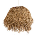 GLOBOSTAR® GUADELOUPE 02158 Boho Κρεμαστό Φωτιστικό Οροφής με Ντουί 1 x E27 AC 220-240V IP20 - Μπεζ - Μ80 x Π80 x Υ60cm - Image 5