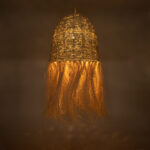 GLOBOSTAR® AREMBEPE 02179 Boho Κρεμαστό Φωτιστικό Οροφής με Ντουί 1 x E27 AC 220-240V IP20 - Μπεζ - Μ60 x Π60 x Υ130cm - Image 3