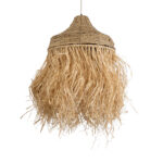 GLOBOSTAR® PORTOFERRAIO 02185 Boho Κρεμαστό Φωτιστικό Οροφής με Ντουί 1 x E27 AC 220-240V IP20 - Μπεζ - Μ50 x Π50 x Υ80cm - Image 2