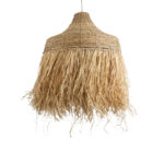 GLOBOSTAR® PORTOFERRAIO 02186 Boho Κρεμαστό Φωτιστικό Οροφής με Ντουί 1 x E27 AC 220-240V IP20 - Μπεζ - Μ80 x Π80 x Υ120cm - Image 2