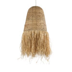 GLOBOSTAR® PORTOFERRAIO 02190 Boho Κρεμαστό Φωτιστικό Οροφής με Ντουί 1 x E27 AC 220-240V IP20 - Μπεζ - Μ60 x Π60 x Υ120cm - Image 2