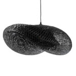 GLOBOSTAR® MEXICO 02202 Boho Κρεμαστό Φωτιστικό Οροφής με Ντουί 1 x E27 AC 220-240V IP20 - Μαύρο - Μ85 x Π50 x Υ30cm - Image 2