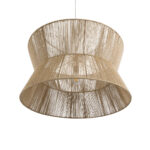 GLOBOSTAR® BISBEE 02205 Boho Κρεμαστό Φωτιστικό Οροφής με Ντουί 1 x E27 AC 220-240V IP20 - Μπεζ - Μ80 x Π80 x Υ48cm - Image 6