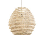 GLOBOSTAR® OREGON 02206 Boho Κρεμαστό Φωτιστικό Οροφής με Ντουί 1 x E27 AC 220-240V IP20 - Μπεζ - Μ60 x Π60 x Υ56cm - Image 2
