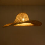 GLOBOSTAR® ESPARGOS 02214 Boho Κρεμαστό Φωτιστικό Οροφής με Ντουί 1 x E27 AC 220-240V IP20 - Μπεζ - Μ70 x Π70 x Υ35cm - Image 3