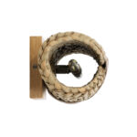 GLOBOSTAR® GUAVA 02222 Boho Φωτιστικό Τοίχου - Απλίκα με Ντουί 2 x G9 AC 220-240V IP20 - Μπεζ & Καφέ - Μ11 x Π13 x Υ30cm - Image 6