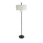 GLOBOSTAR® MARIGOLD 02228 Μοντέρνο Επιδαπέδιο Φωτιστικό με Ντουί 3 x E27 AC 220-240V IP20 - Μαύρο & Λευκό - Μ46 x Π46 x Υ160cm - Image 4