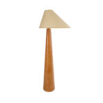GLOBOSTAR® KAUAI 02230 Boho Επιδαπέδιο Φωτιστικό με Ντουί 1 x E27 AC 220-240V IP20 - Καφέ & Μπεζ - Μ55 x Π42 x Υ145cm - Image 4