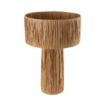 GLOBOSTAR® NASSAU 02233 Boho Επιτραπέζιο Φωτιστικό Πορτατίφ με Ντουί 1 x E27 AC 220-240V IP20 - Καφέ - Μ37 x Π37 x Υ55cm - Image 5