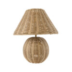 GLOBOSTAR® PERU 02239 Boho Επιτραπέζιο Φωτιστικό Πορτατίφ με Ντουί 1 x E27 AC 220-240V IP20 - Μπεζ - Μ40 x Π40 x Υ45cm - Image 3