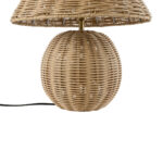 GLOBOSTAR® PERU 02239 Boho Επιτραπέζιο Φωτιστικό Πορτατίφ με Ντουί 1 x E27 AC 220-240V IP20 - Μπεζ - Μ40 x Π40 x Υ45cm - Image 6
