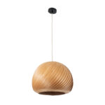 GLOBOSTAR® KAILANI 02243 Boho Κρεμαστό Φωτιστικό Οροφής με Ντουί 1 x E27 AC 220-240V IP20 - Καφέ - Μ40 x Π40 x Υ30cm - Image 4
