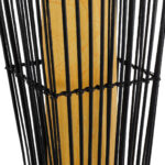 GLOBOSTAR® PALMA 02274 Boho Επιδαπέδιο Φωτιστικό με Ντουί 2 x E27 AC 220-240V IP20 - Μαύρο & Μπεζ - Μ25 x Π25 x Υ140cm - Image 6