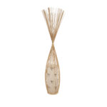 GLOBOSTAR® PORTONOVO S-02276 Boho Επιδαπέδιο Φωτιστικό με Ντουί 1 x E27 AC 220-240V IP20 - Μπεζ - Μ35 x Π35 x Υ165cm - Image 2