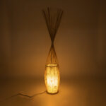 GLOBOSTAR® PORTONOVO S-02276 Boho Επιδαπέδιο Φωτιστικό με Ντουί 1 x E27 AC 220-240V IP20 - Μπεζ - Μ35 x Π35 x Υ165cm - Image 3