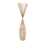 GLOBOSTAR® PORTONOVO S-02276 Boho Επιδαπέδιο Φωτιστικό με Ντουί 1 x E27 AC 220-240V IP20 - Μπεζ - Μ35 x Π35 x Υ165cm - Image 4