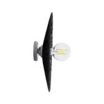 GLOBOSTAR® COLOMBO 02279 Boho Φωτιστικό Τοίχου - Απλίκα με Ντουί 1 x E27 AC 220-240V IP20 - Μαύρο - Μ40 x Π40 x Υ9cm - Image 4