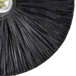 GLOBOSTAR® COLOMBO 02279 Boho Φωτιστικό Τοίχου - Απλίκα με Ντουί 1 x E27 AC 220-240V IP20 - Μαύρο - Μ40 x Π40 x Υ9cm - Image 6