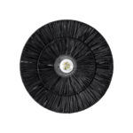 GLOBOSTAR® COLOMBO 02280 Boho Φωτιστικό Τοίχου - Απλίκα με Ντουί 1 x E27 AC 220-240V IP20 - Μαύρο - Μ40 x Π40 x Υ9cm - Image 5