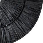 GLOBOSTAR® COLOMBO 02280 Boho Φωτιστικό Τοίχου - Απλίκα με Ντουί 1 x E27 AC 220-240V IP20 - Μαύρο - Μ40 x Π40 x Υ9cm - Image 6