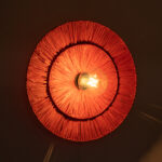 GLOBOSTAR® COLOMBO 02282 Boho Φωτιστικό Τοίχου - Απλίκα με Ντουί 1 x E27 AC 220-240V IP20 - Κόκκινο - Μ40 x Π40 x Υ9cm - Image 3