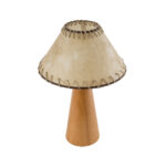 GLOBOSTAR® MASPALOMAS 02291 Boho Επιτραπέζιο Φωτιστικό Πορτατίφ με Ντουί 1 x E27 AC 220-240V IP20 - Καφέ & Μπεζ - Μ30 x Π30 x Υ45cm - Image 2