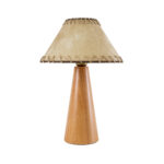 GLOBOSTAR® MASPALOMAS 02291 Boho Επιτραπέζιο Φωτιστικό Πορτατίφ με Ντουί 1 x E27 AC 220-240V IP20 - Καφέ & Μπεζ - Μ30 x Π30 x Υ45cm - Image 3