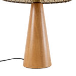GLOBOSTAR® MASPALOMAS 02291 Boho Επιτραπέζιο Φωτιστικό Πορτατίφ με Ντουί 1 x E27 AC 220-240V IP20 - Καφέ & Μπεζ - Μ30 x Π30 x Υ45cm - Image 6