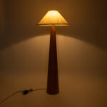 GLOBOSTAR® MASPALOMAS 02292 Boho Επιδαπέδιο Φωτιστικό με Ντουί 1 x E27 AC 220-240V IP20 - Καφέ & Μπεζ - Μ55 x Π55 x Υ145cm - Image 3