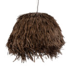 GLOBOSTAR® GUADELOUPE 02294 Boho Κρεμαστό Φωτιστικό Οροφής με Ντουί 1 x E27 AC 220-240V IP20 - Καφέ - Μ80 x Π80 x Υ60cm - Image 5
