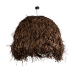 GLOBOSTAR® GUADELOUPE 02295 Boho Κρεμαστό Φωτιστικό Οροφής με Ντουί 1 x E27 AC 220-240V IP20 - Καφέ - Μ120 x Π120 x Υ100cm - Image 4
