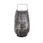 GLOBOSTAR® NETLEY 02306 Boho Επιδαπέδιο Φωτιστικό LED 5W 200lm 180° με Φωτοβολταϊκό Panel 3.6V 0.1W με Αισθητήρα Ημέρας/Νύχτας Αδιάβροχο IP65 Θερμό Λευκό 2700K - Γκρι - Μ30 x Π30 x Υ50cm - 2 Χρόνια Εγγύηση - Image 2