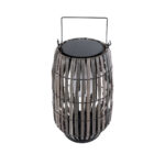 GLOBOSTAR® NETLEY 02306 Boho Επιδαπέδιο Φωτιστικό LED 5W 200lm 180° με Φωτοβολταϊκό Panel 3.6V 0.1W με Αισθητήρα Ημέρας/Νύχτας Αδιάβροχο IP65 Θερμό Λευκό 2700K - Γκρι - Μ30 x Π30 x Υ50cm - 2 Χρόνια Εγγύηση - Image 5